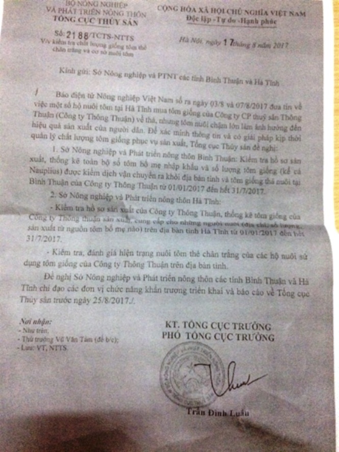 Tôm giống có vấn đề, người nuôi thiệt hại, vẫn chưa 'truy' ra ai chịu trách nhiệm?